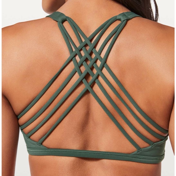 lululemon athletica Other - Lululemon forest green Free To Be sports bra